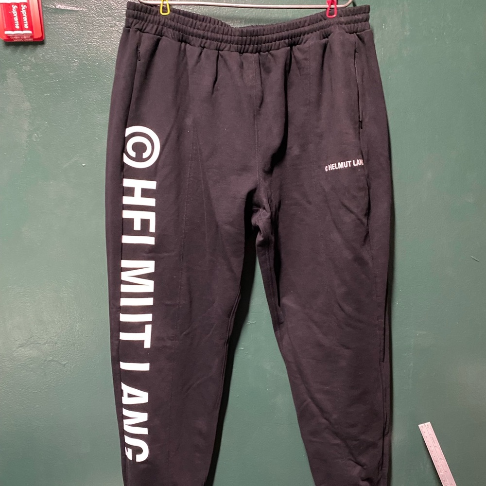 HELMUT LANG SEAM SWEATPANT - BLACK